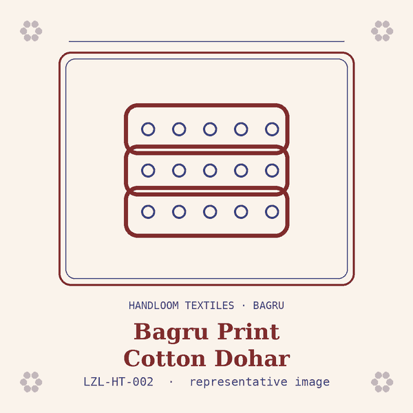 Bagru Print Cotton Dohar