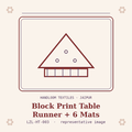 Hand Block Print Table Linen Set